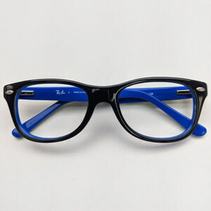 🕶️ Ray-Ban RB1544 3600 Dark Gray on Blue Kid's Eyeglasses 46/16-125 / JLE135🕶️